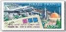 commemoration of air mail between Israel and France
